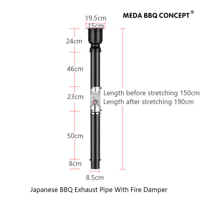 Japanese BBQ Grill Exhaust Hood