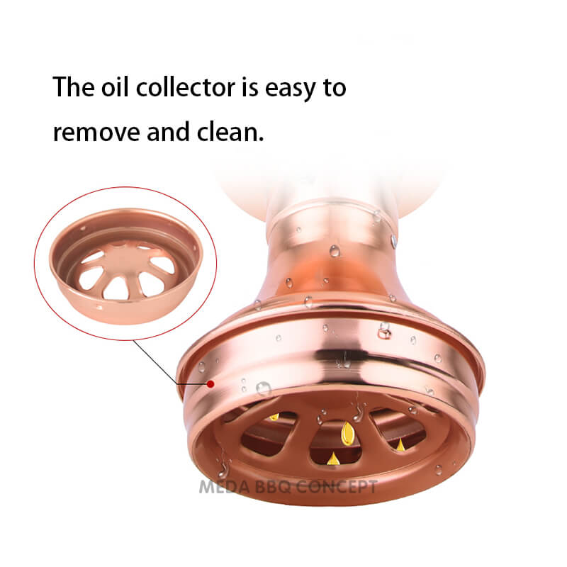 Oil Collector For Korean BBQ Extractor Fan