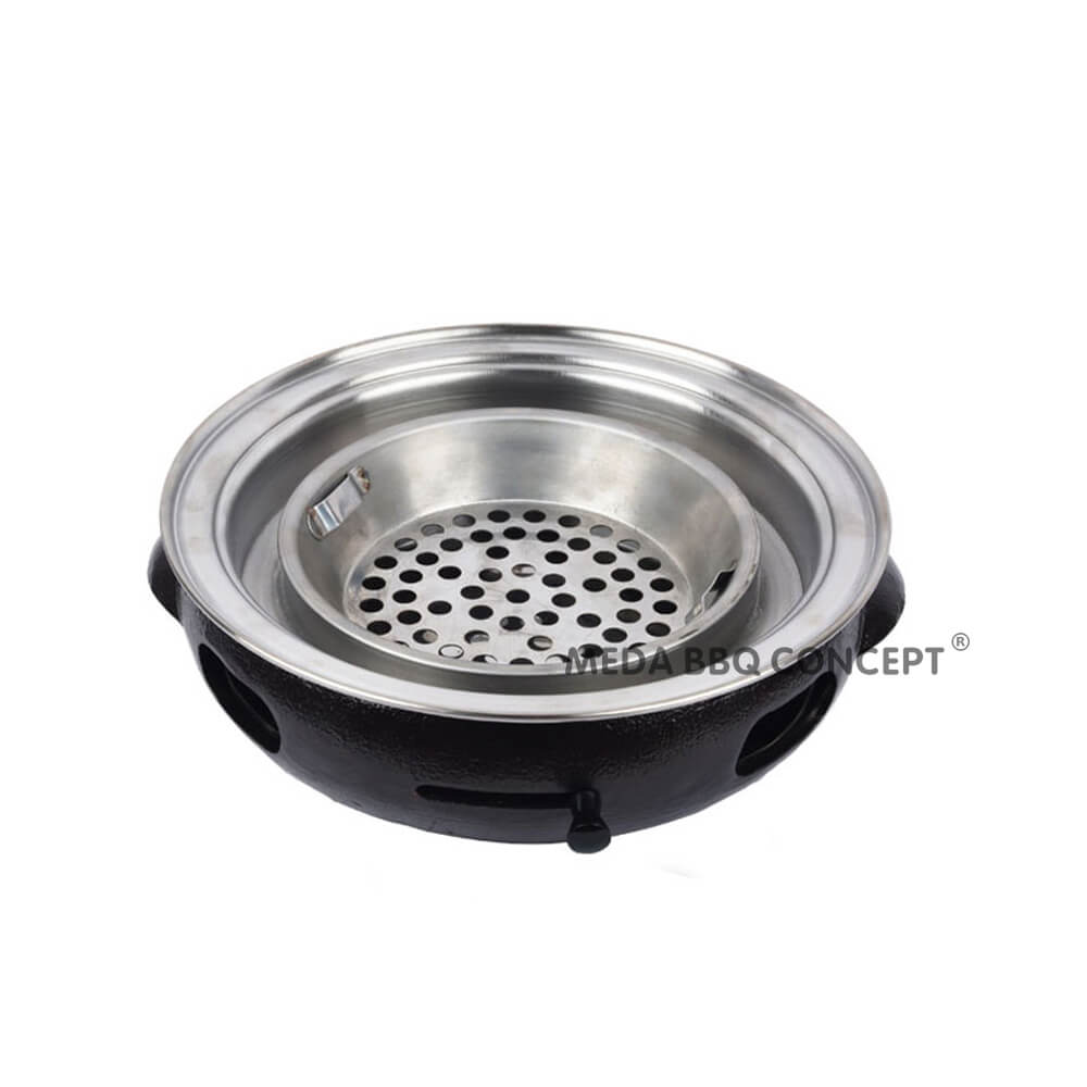 Buy Korean BBQ Egg Cake Cheese Grill Pan For Charcoal BBQ Griller