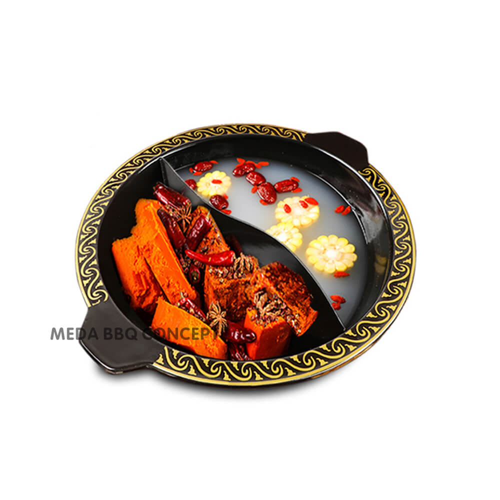 Induction Cooker Hot Pot With Divider