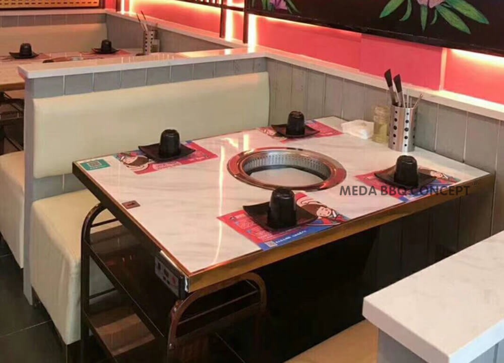 Indoor Korean BBQ Griller Table