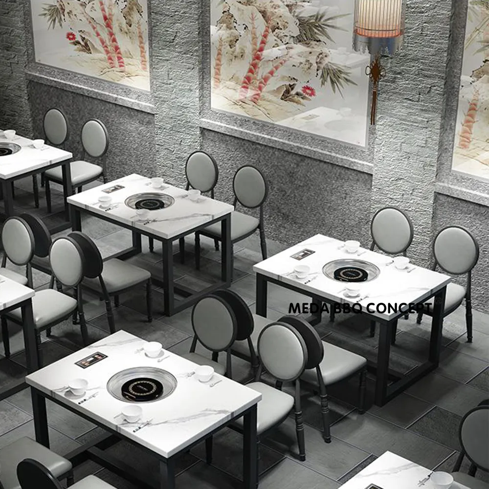 Wholesale Hot Pot Table For Restaurant