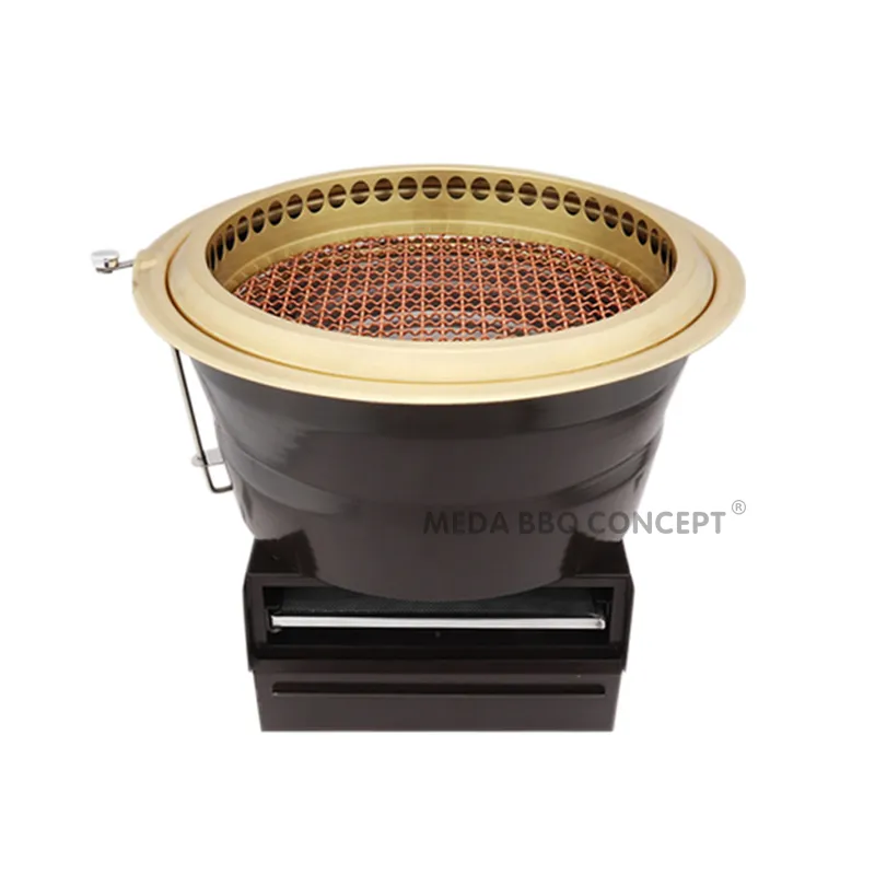 Charcoal BBQ Grill For Korean BBQ Table