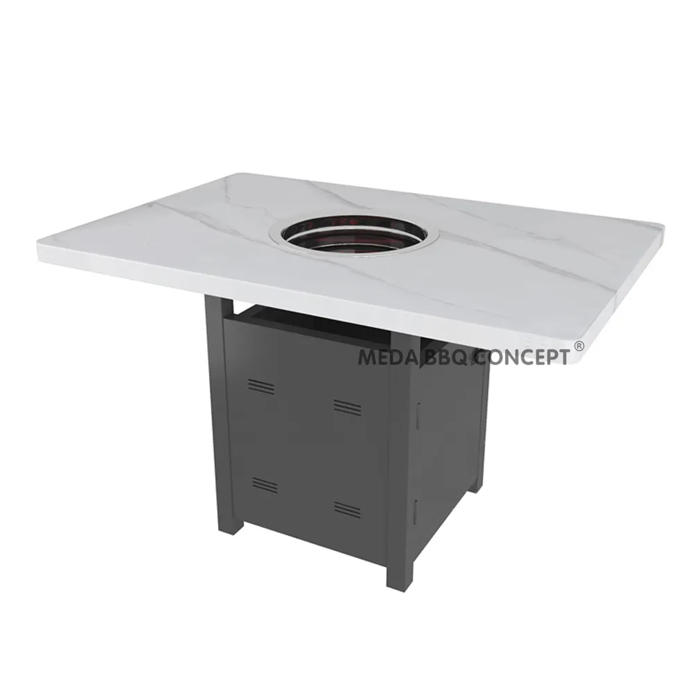Commercial Chinese Hot Pot Table For Restaurant