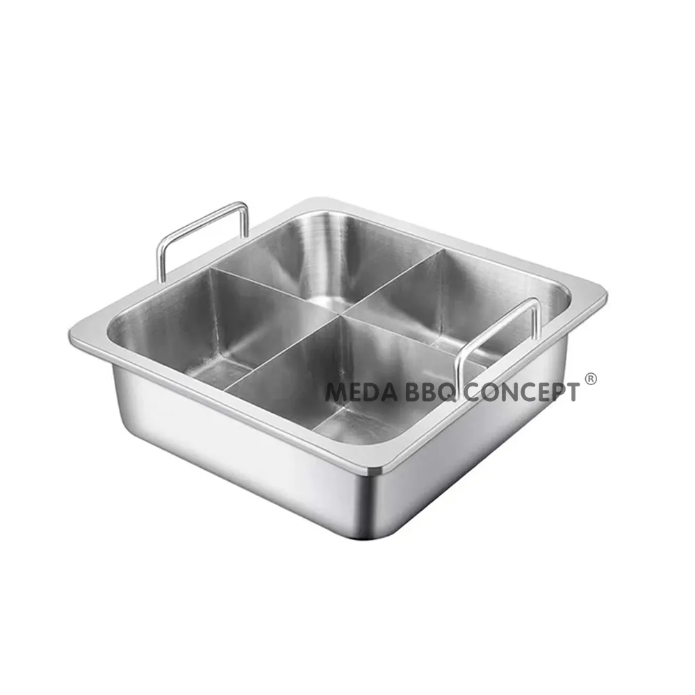 Electric Hot Pot Table With Square Hot Pot