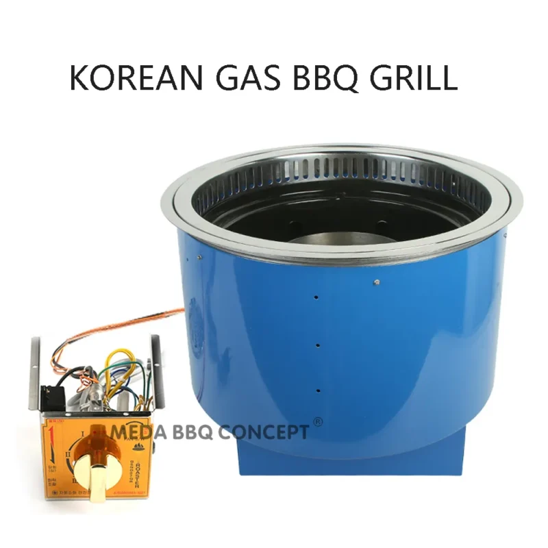Gas Korean BBQ Table Grill For Restaurant
