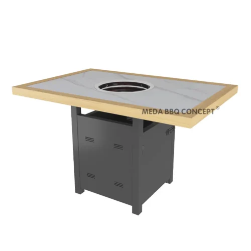 Rectangular Chinese Hot Pot Table