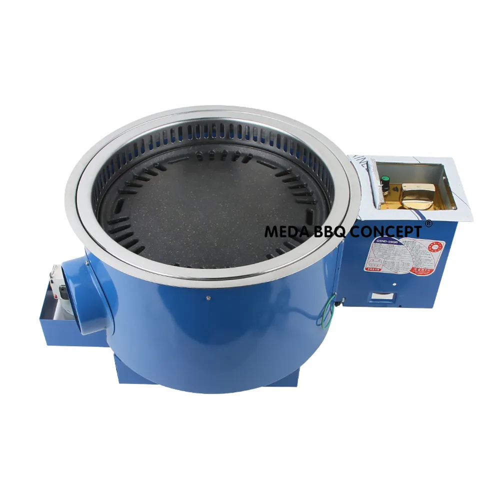 Smokeless Gas BBQ Grill For Korean BBQ Table