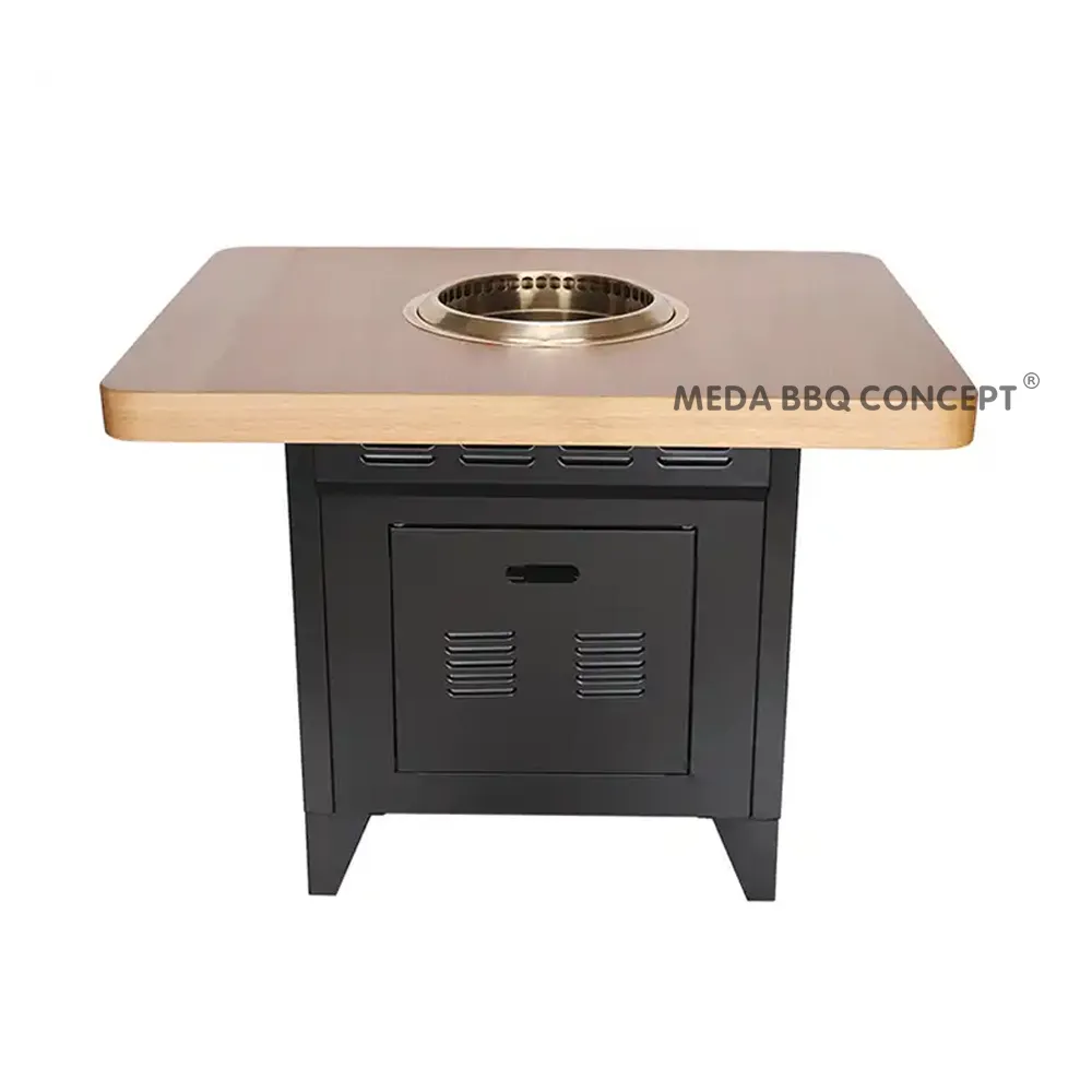 Commercial Indoor Korean BBQ Grill Table
