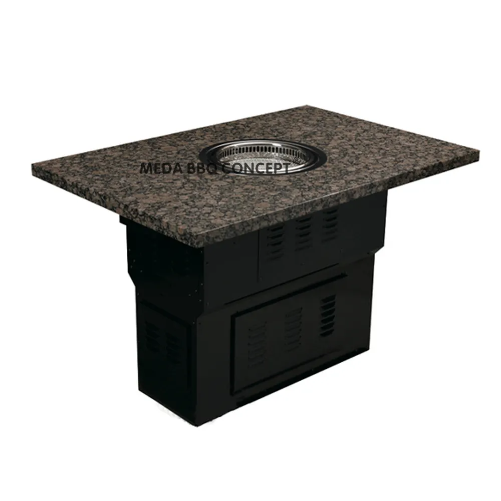 Commercial Korean Barbecue Grill Table