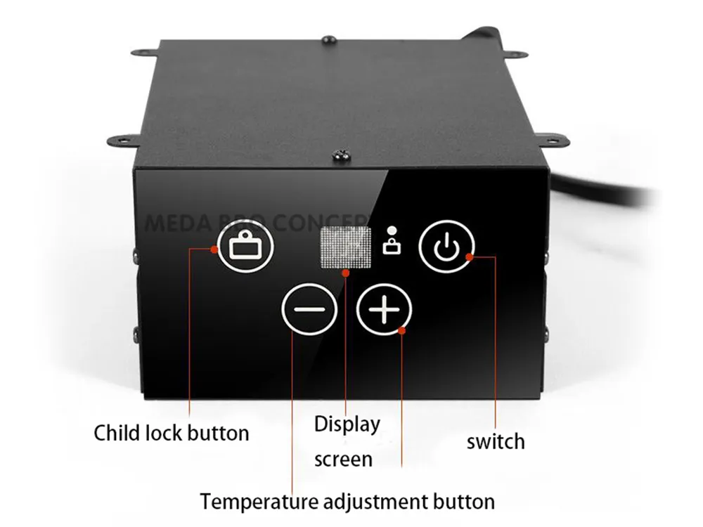 Controller For Table Top Korean BBQ Grill