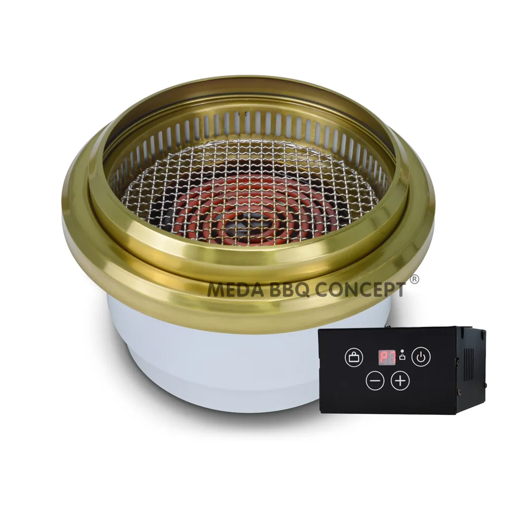 Korean Barbecue Equipment For BBQ Hot Pot Table