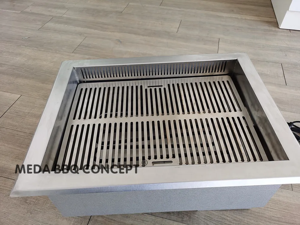 Tabletop Yakiniku Grill With Stainless Steel Mesh