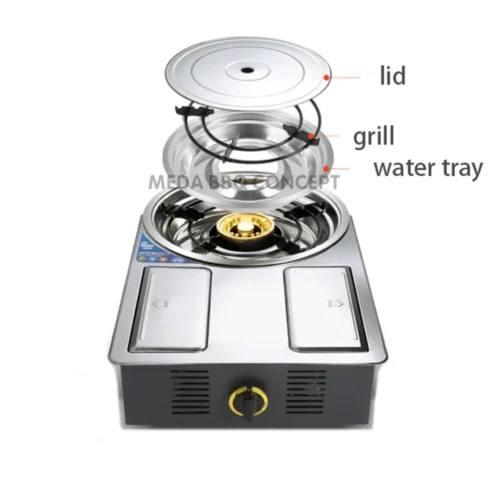 Korean BBQ Butane Grill For Restaurant