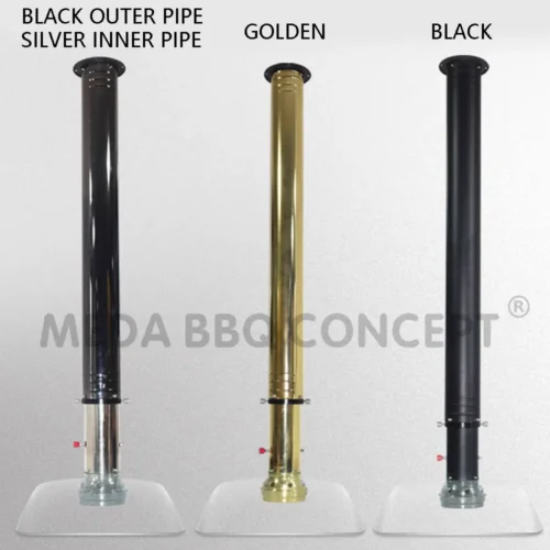 Portable Korean BBQ Smoke Extractor With Thick Spring