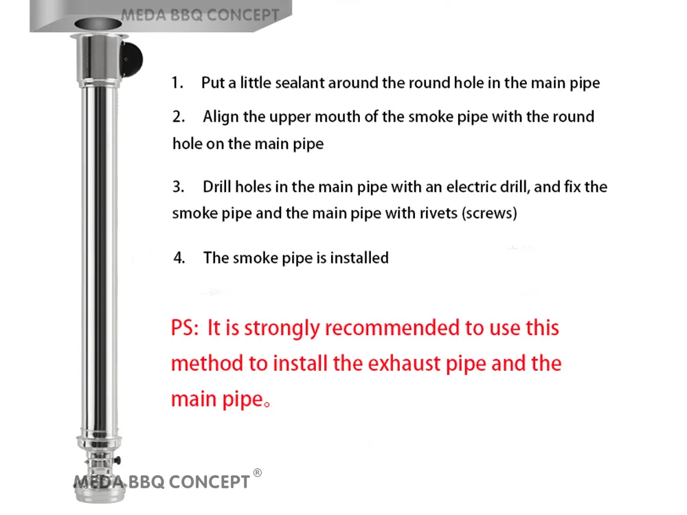 Telescopic Supply Korean Exhaust Pipe