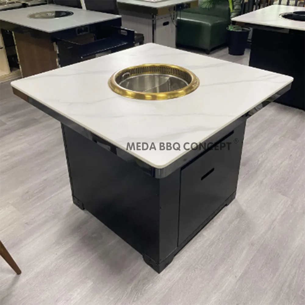 Chinese Hot Pot Table For Restaurant