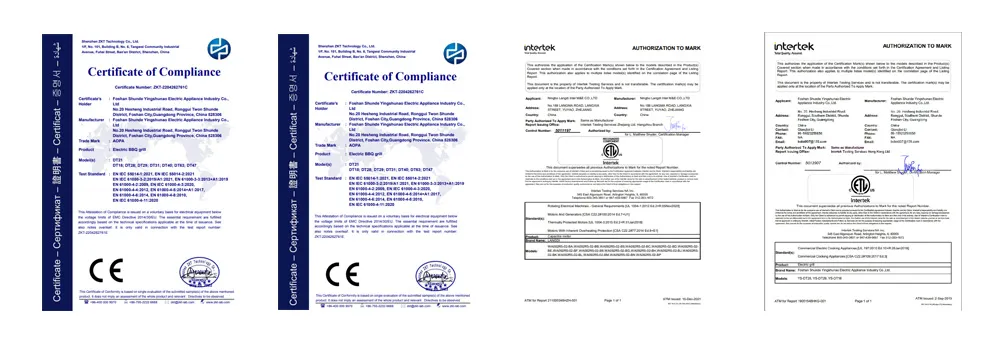 MEDA CE And ETL Certification