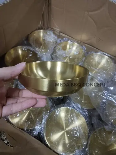 Golden Korean Tableware