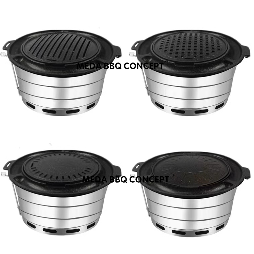 Korean Barbeque Grill Pan For Korean Charcoal BBQ Grill