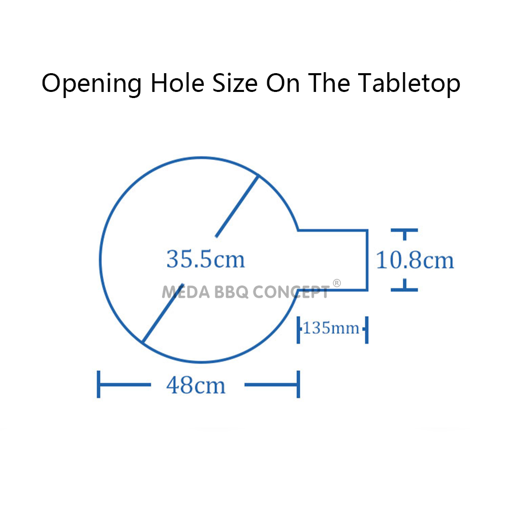 High Quality Korean BBQ Gas Grill Tabletop