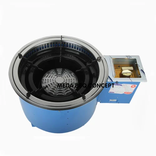 Korean BBQ Gas Grill Tabletop Hotpot