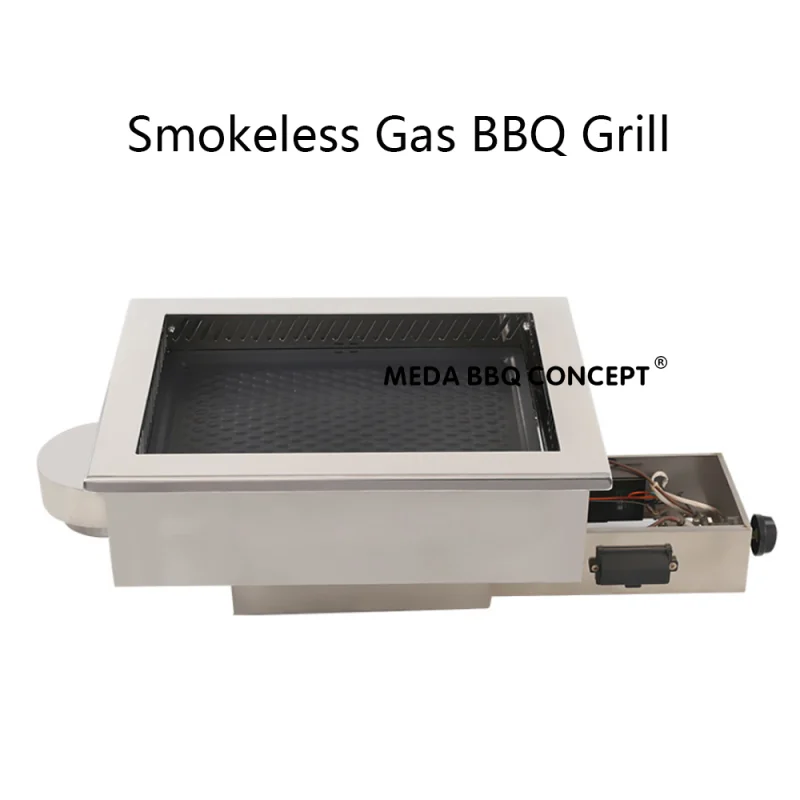 Korean Tabletop BBQ Gas_Grill For Barbecue Restaurant