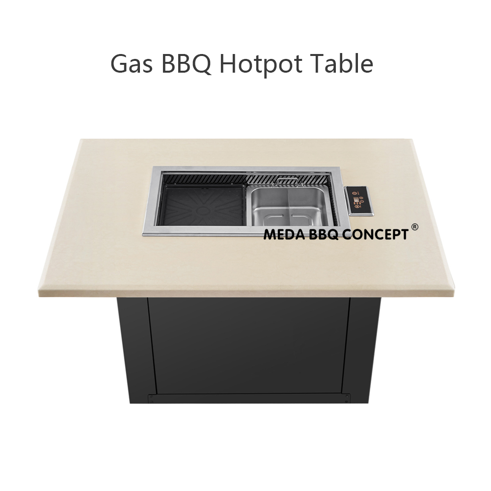 Smokeless Korean BBQ Gas Grill Table