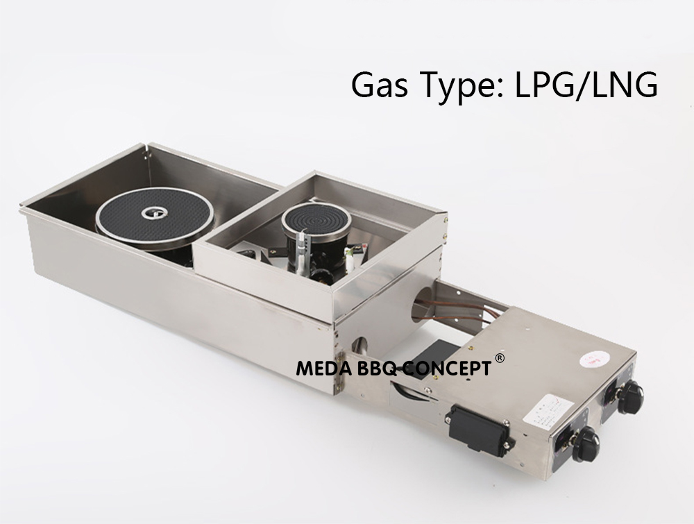 Wholesale Korean BBQ Gas Grill Table