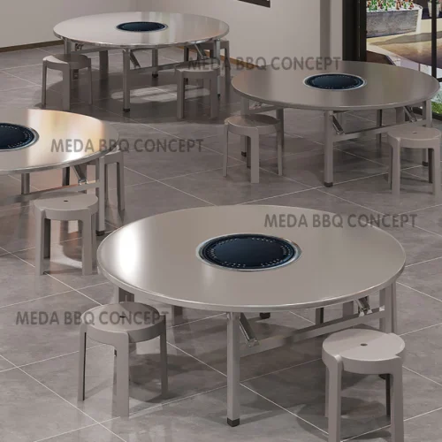 Wholesale Foldable Korean BBQ Table