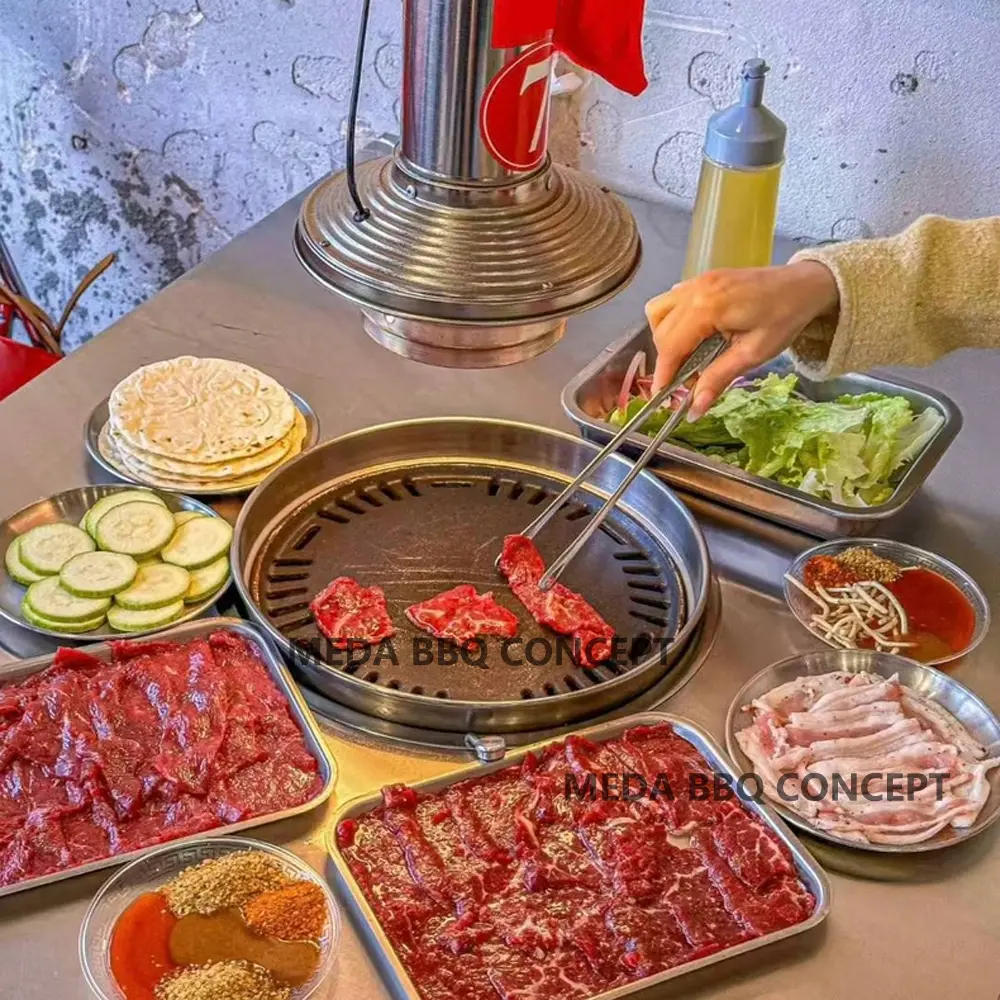 Korean Griller For Barbeque Restaurant