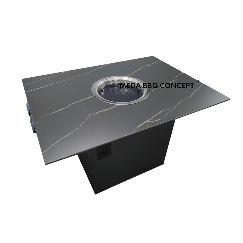 Smokeless Electric BBQ Grill Table