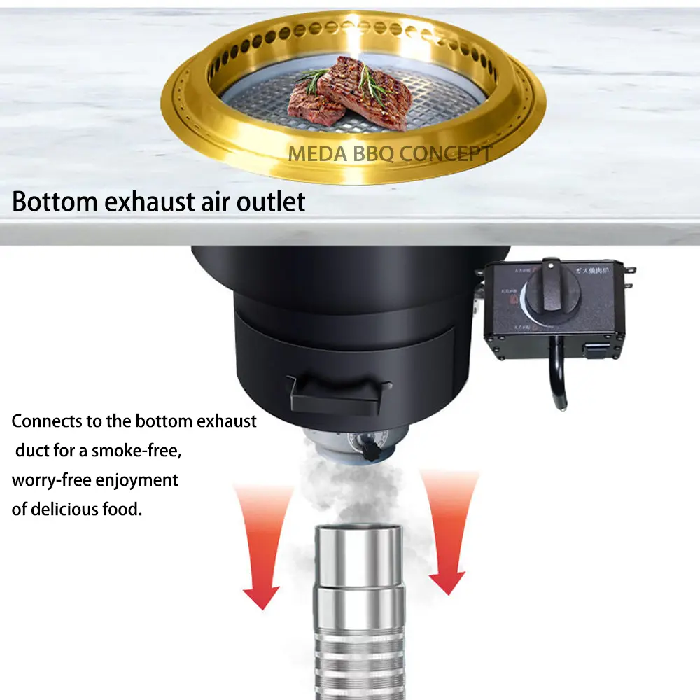 Commercial Korean Gas Bbq Grill