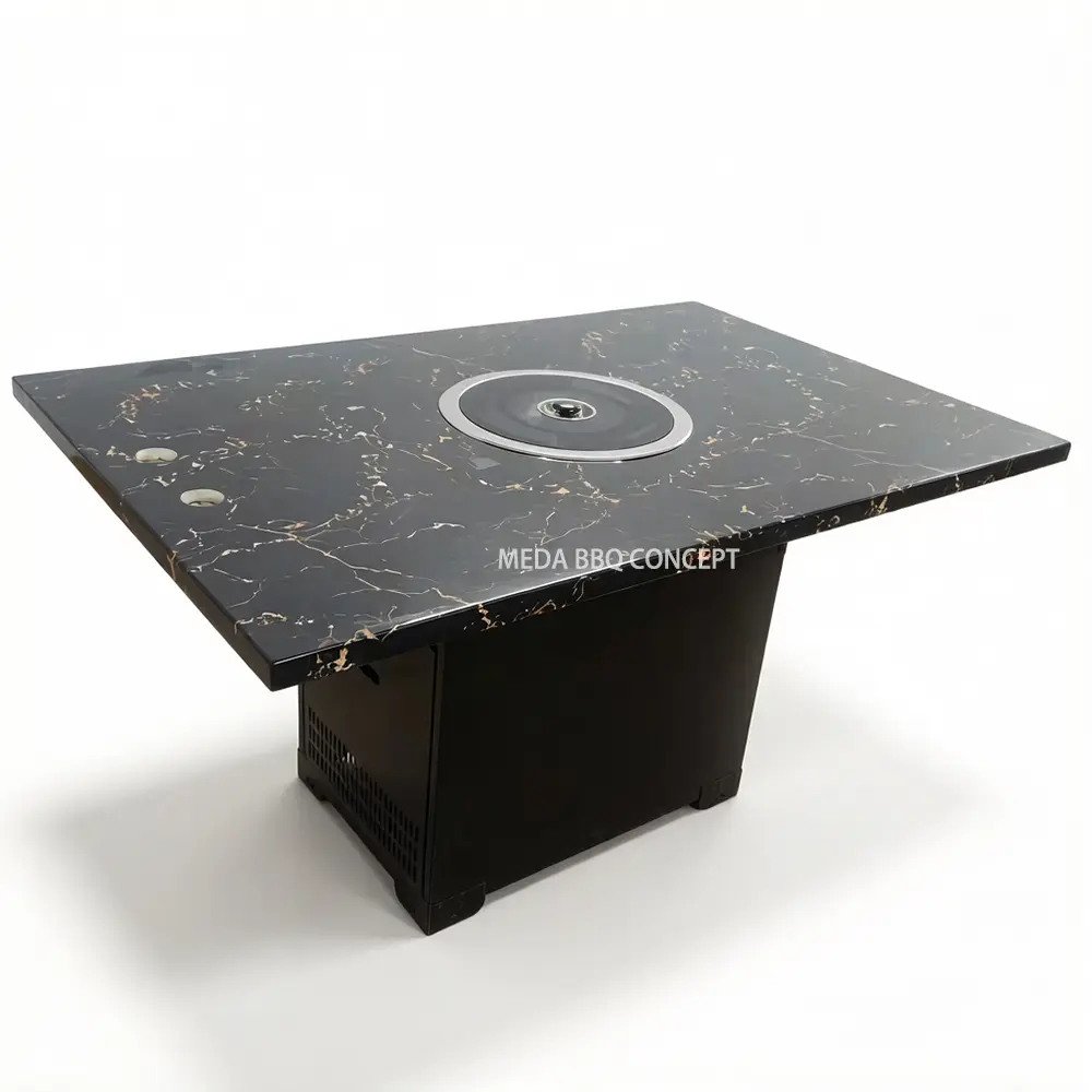 Smokeless Commercial Korean Bbq Grill Table For Sale