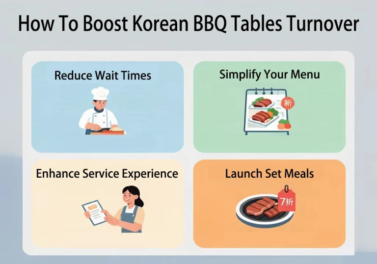 How To Boost Korean Bbq Tables Turnover