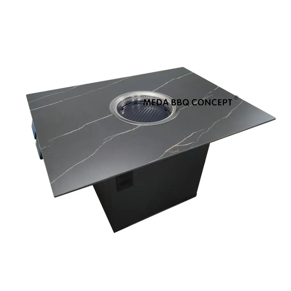 Smokeless Korean Restaurant Table Grill